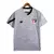 Camisa de futebol masculina do São Paulo FC, modelo 24/25, na cor cinza com detalhes em preto e logotipo do time.