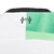 Camisa branca do Liverpool II 23/24 com detalhes em verde e preto, logo da Nike e patrocinador Standard Chartered.

