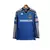 Camisa Retrô La Galaxy II 2011/2012, manga longa, azul com detalhes em branco e amarelo, da Adidas.