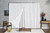 Cortina Blackout com linho 4,00x2,50 Para Varão Simples Cor:Branco-Gelo (BL4V03