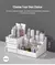 Caixa De Armazenamento De Plástico Cosméticos Com Gavetas, Make Up Case, Recip
