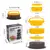 Prensa de hambúrguer redonda para hambúrguer, grau alimentício, ABS, hambúrg - AceStore
