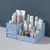 Caixa De Armazenamento De Plástico Cosméticos Com Gavetas, Make Up Case, Recip