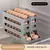 Frigorífico Side Door Caixa De Armazenamento, Ovo Automático Rolling Bandeja, - AceStore