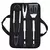 Kit de ferramentas portátil para churrasco com saco de armazenamento de pano, c - comprar online