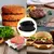 Prensa de hambúrguer redonda para hambúrguer, grau alimentício, ABS, hambúrg
