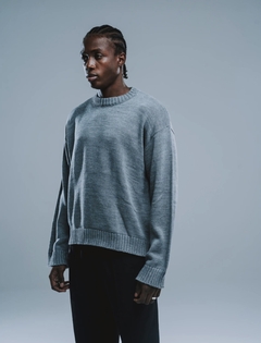 SWEATER TEJIDO ESSENTIAL GREY en internet