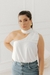 Cropped com Laço no Ombro