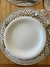 Plato Playo Liso Blanco x6