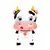 Globo Mylar 30" Silueta Vaca Con FLor (1un)