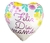 Globo Mylar 18"Corazon Feliz Dia Mama Floreado(1un)