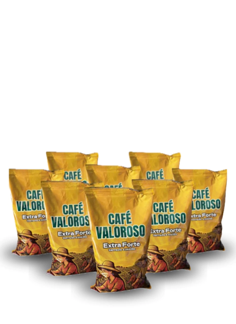 Café Fronteiras Valoroso Extra Forte - Combo 10 unidades