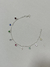 PULSEIRA PEDRINHAS PINGENTE COLORIDAS - DONNAISA PRATAS ATACADISTA