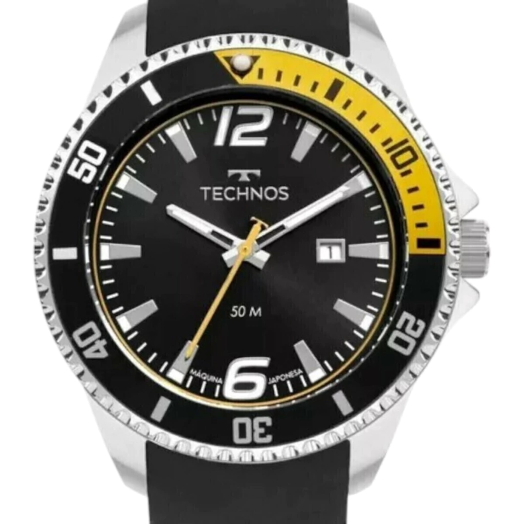 Relógio Technos Masculino Racer Prata - 2115NCW/1Y