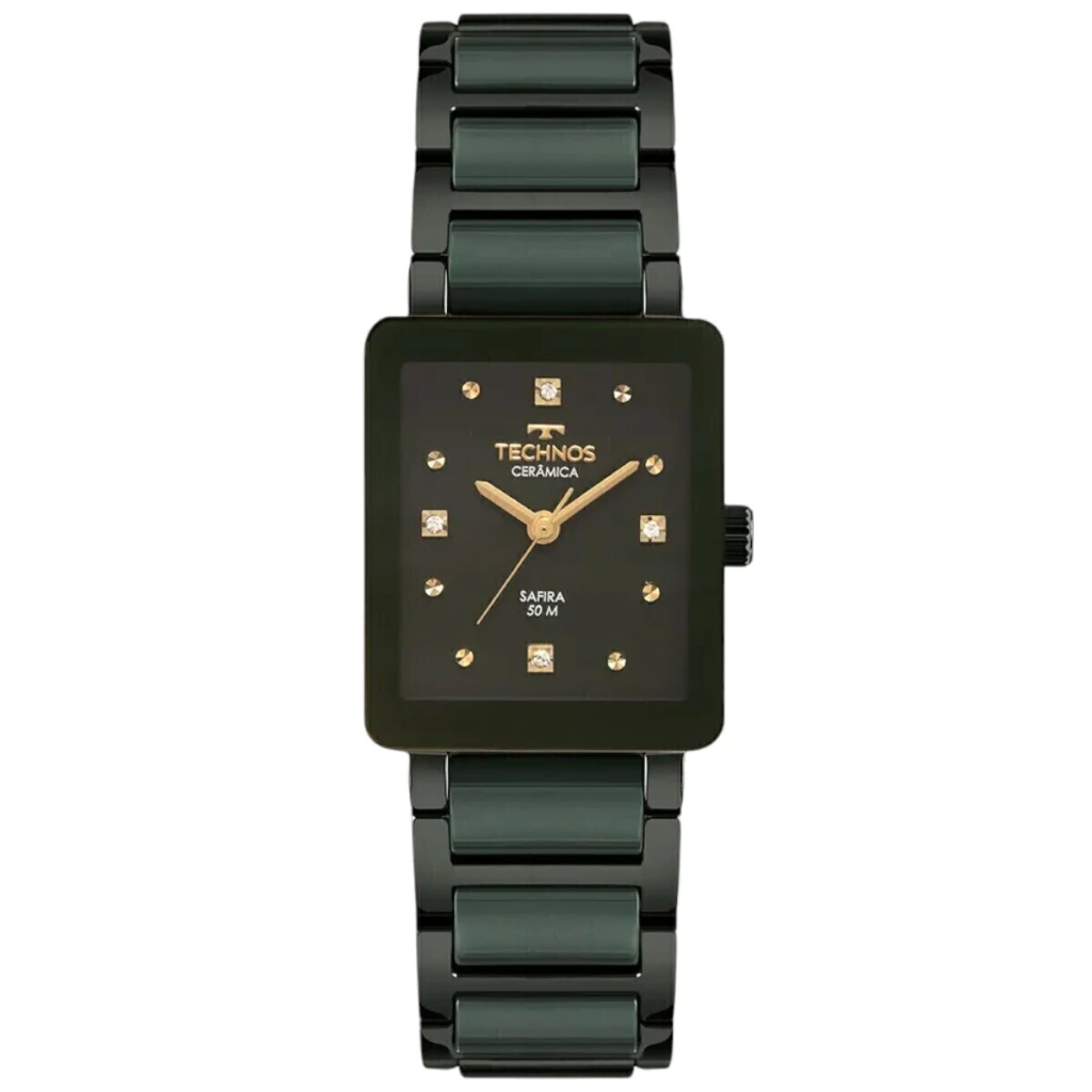 Relógio Technos Feminino Ceramic/saphire Verde-2035NCR/2V