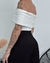 BLUSA OMBRO A OMBRO OFF-WHITE na internet