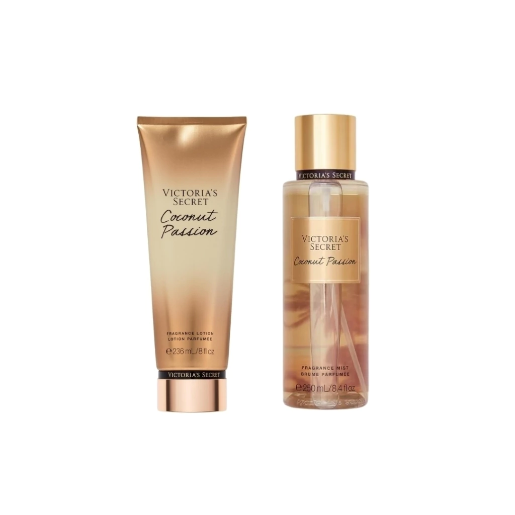 Kit Hidratante 236ml + Body Splash 250ml Coconut Victoria´s Secret