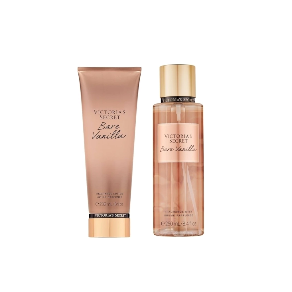 Kit Hidratante 236ml + Body Splash 250ml Bare Vanilla Victoria´s Secret