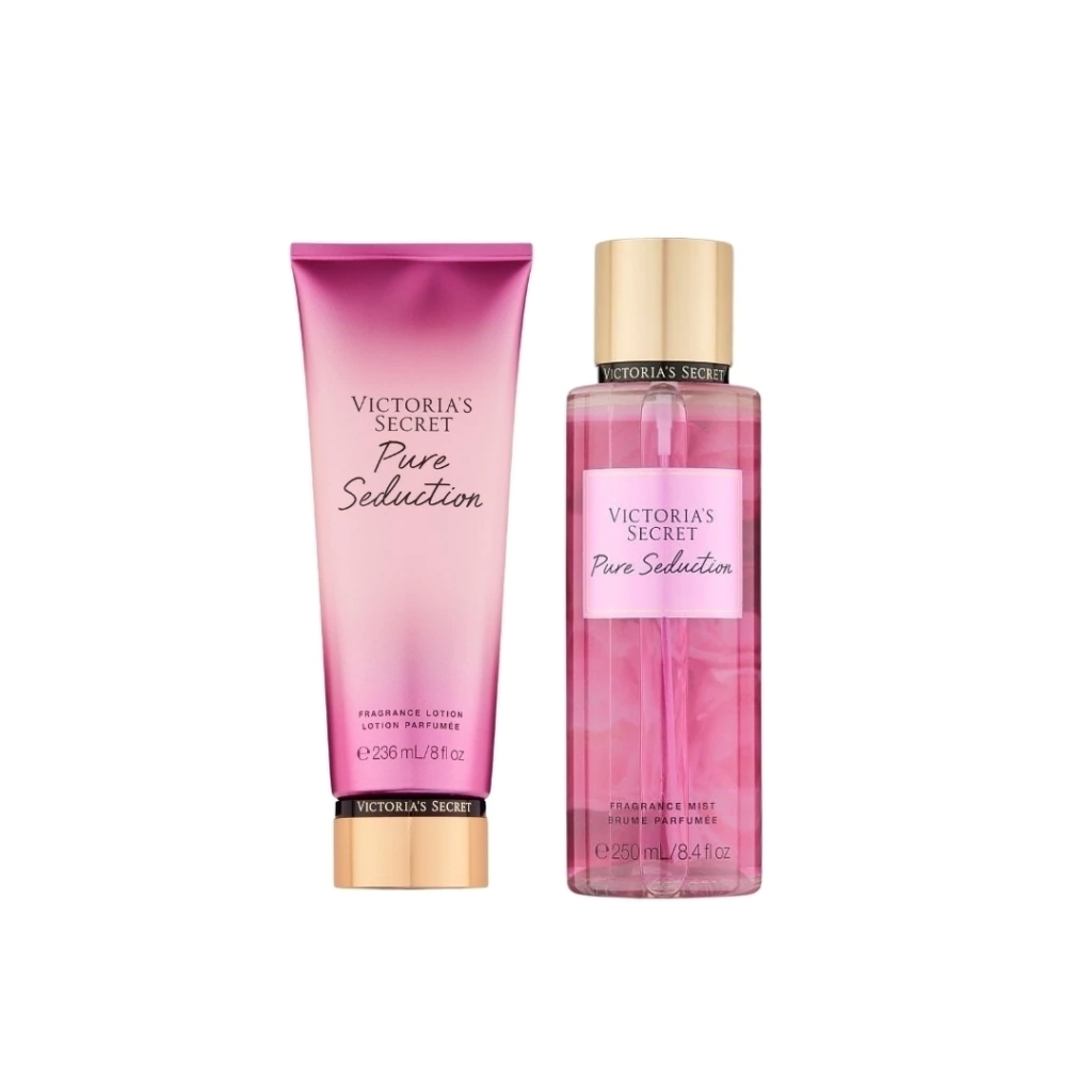 Kit Hidratante 236ml + Body Splash 250ml Pure Seduction Victoria´s Secret