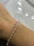 Pulsera Cristales y bolitas de Plata. Elastizada. - comprar online