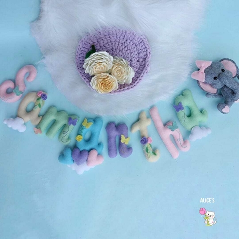 Nombre de Bebé Colgantes