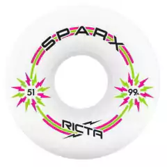 Rodas Ricta Sparx White 51mm 99A (importada)
