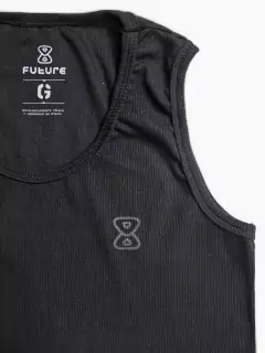Camiseta regata Future Logo preta - comprar online
