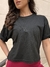 Remera Algodón Bordado Negro
