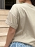 Remera Algodón Bordado Arena en internet