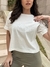 Remera Algodón Bordado Natural - tienda online