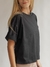 Remera Algodón Bordado Negro en internet