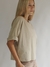 Remera Algodón Bordado Arena - tienda online