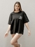 Imagen de Remerón Algodón Estampa Negro