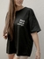 Remerón Algodón Estampa Negro