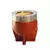 Mate Imperial Virola Cincelada de Alpaca Marron