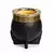 Mate Imperial Premium Virola Alpaca Cincelada Negro