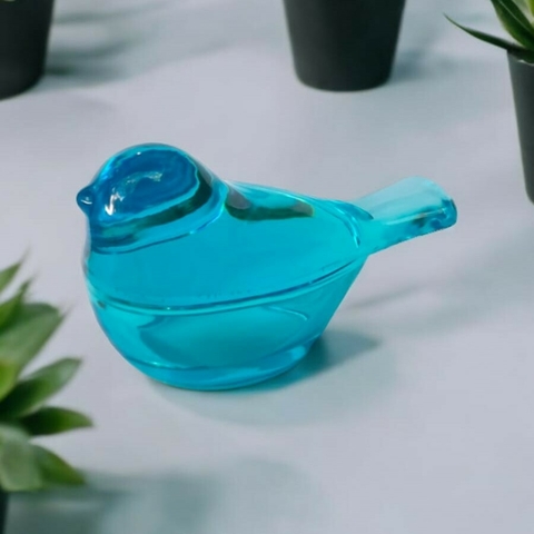 Alhajero con forma de pájaro