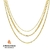 Colar Milena Trio Camadas Banhado em Ouro 18k - comprar online