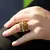 Imagem do Anel Triplo Glamour Banhado em Ouro 18k