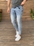 Calça jeans skinny marmorizada - Tecn T400
