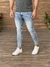 Calça jeans skinny marmorizada - Tecn T400 - loja online