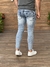 Calça jeans skinny marmorizada - Tecn T400