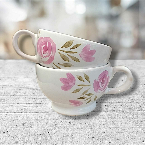 Taza con pie - Linea Rococó - comprar online