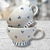Taza con pie - Linea Corazones