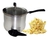 Pochoclera aluminio Jovifel con tapa de vidrio. - comprar online