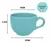 Tazón Mug Cerámica Sopero - Cerealero, capacidad de 740 ml - Bazar Mundo