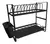 Escurreplatos Hudson de 2 pisos,acero color: negro ó blanco. - comprar online