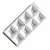 Molde Placa Raviolon (Panzottis) x8 con palo. - comprar online
