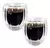 Set de Vasos x2 Hudson de Doble Pared de Vidrio Rayado de 150 Ml en internet