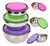 Set de 3 bowls de acero inoxidable con tapas